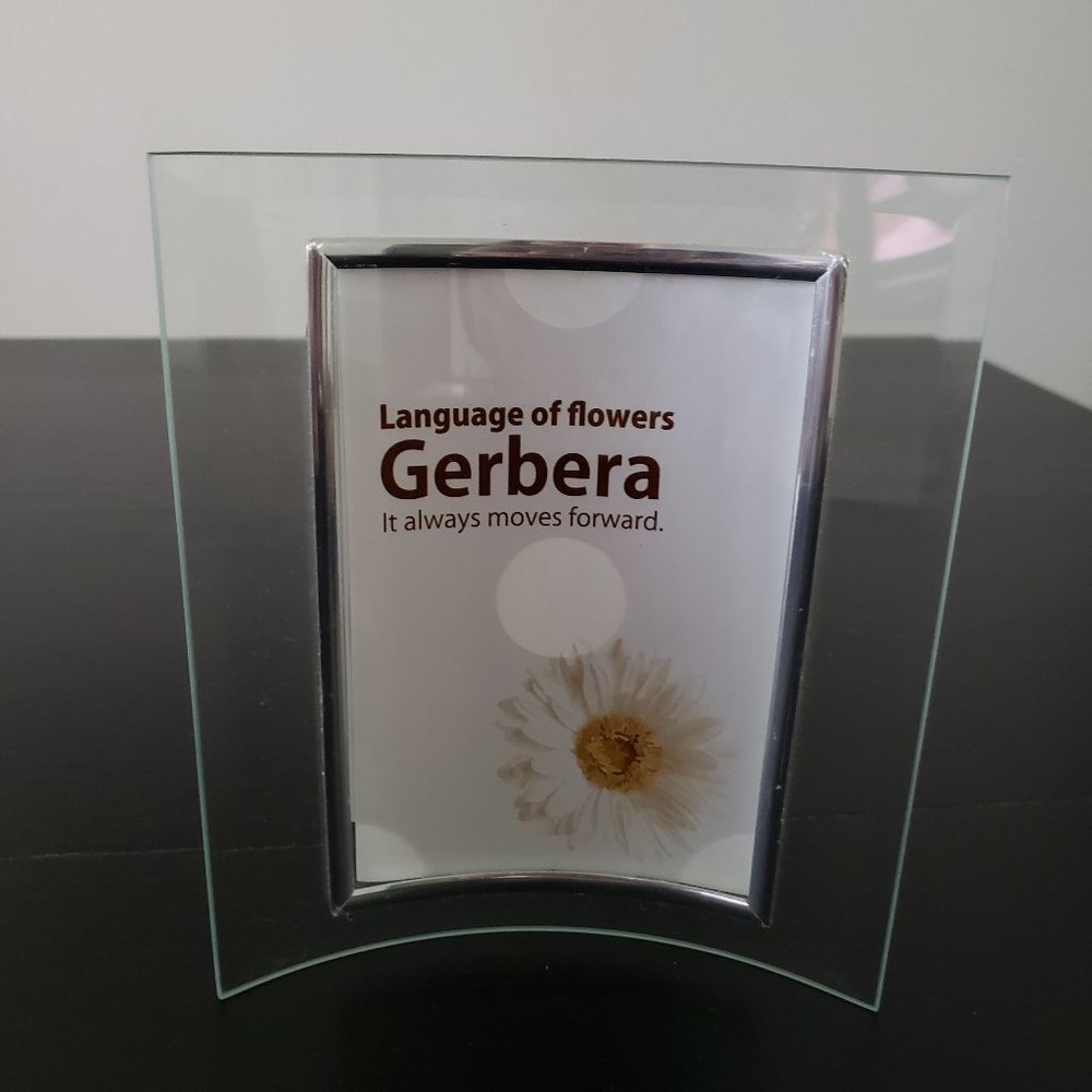 Glass photo frame - 4" x 6"